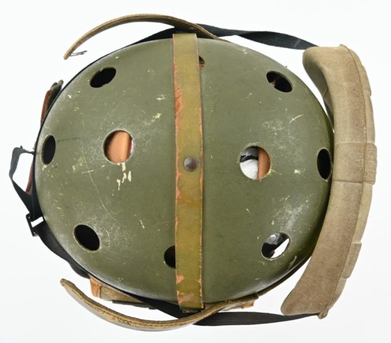 US WW2 Rawlings Tanker Helmet Complete — image 8