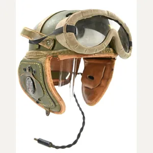 US WW2 Rawlings Tanker Helmet Complete