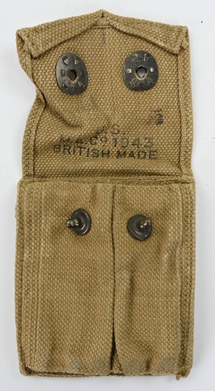 US WW2 M-1911 Magazine Pouch British Made — image 3