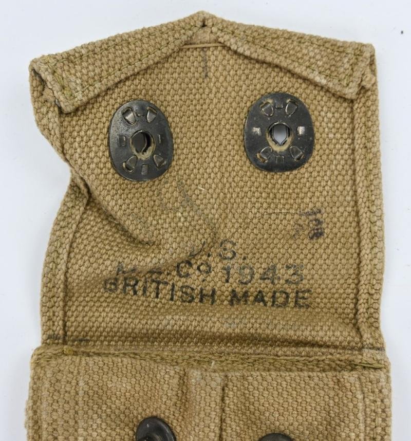 US WW2 M-1911 Magazine Pouch British Made — image 4