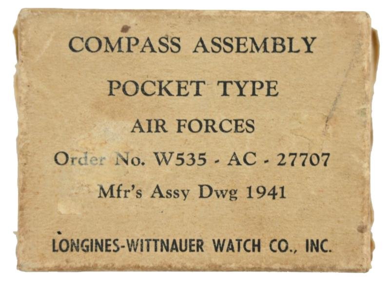 US WW2 Pocket Compass 1941 in original case — image 2