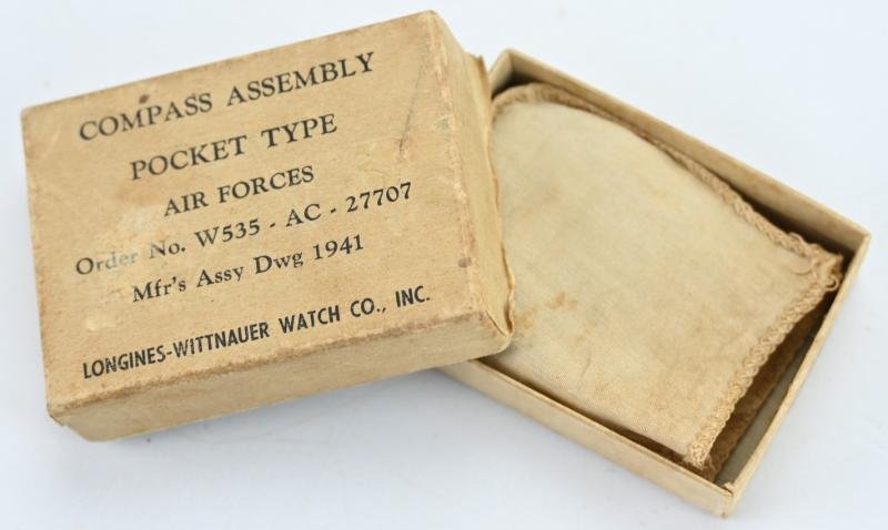 US WW2 Pocket Compass 1941 in original case — image 5