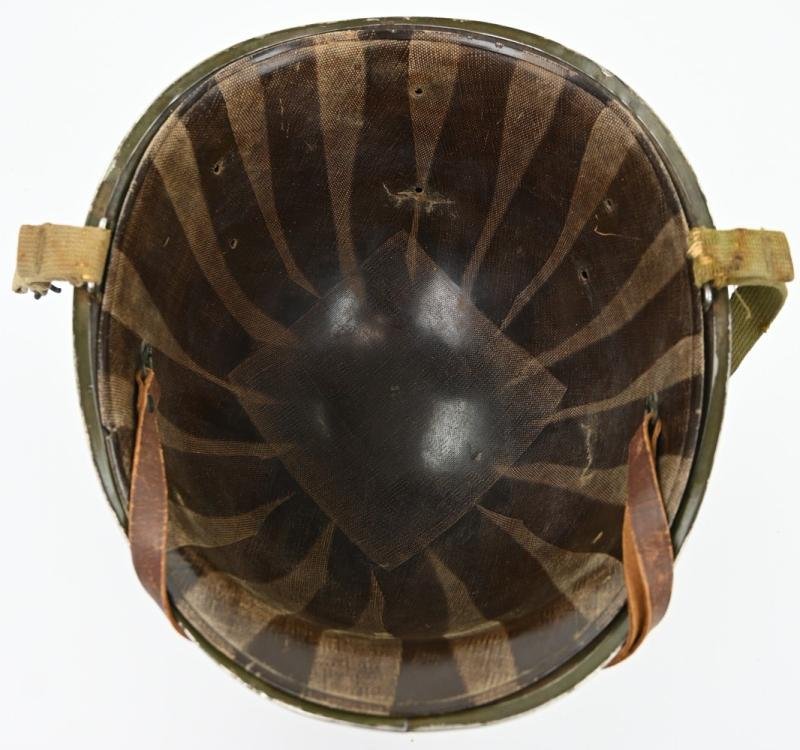 US WW2 5th Infantry Division Combat Helmet — image 12