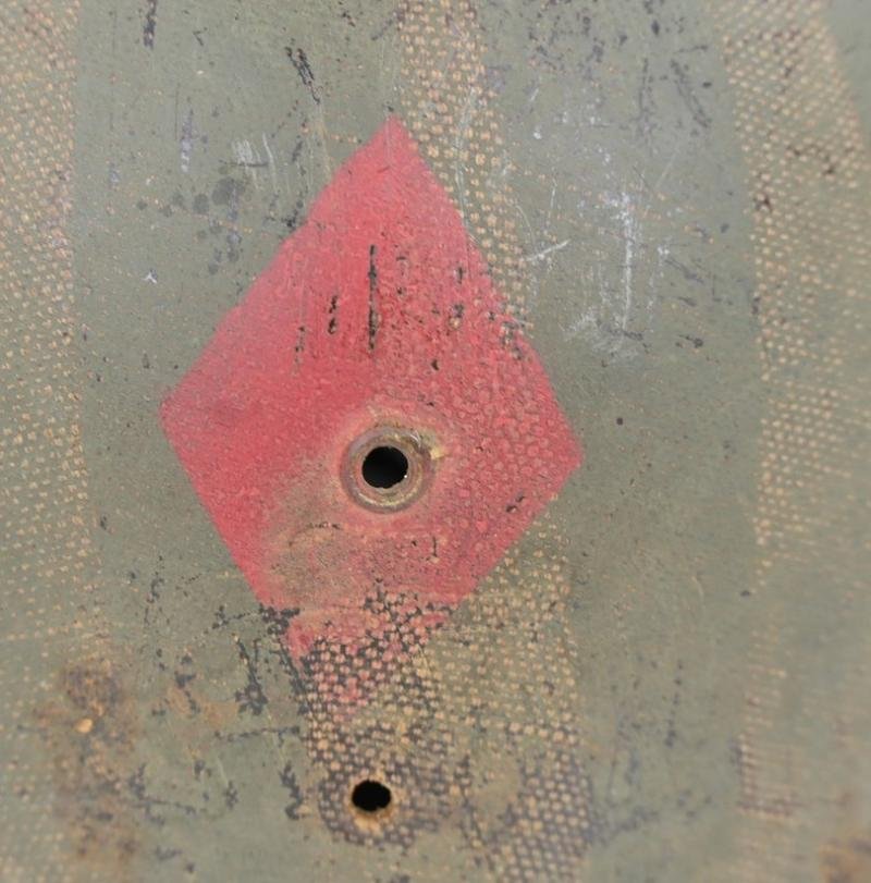 US WW2 5th Infantry Division Combat Helmet — image 14