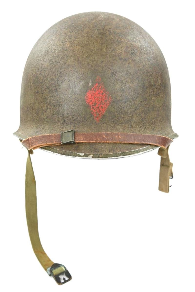 US WW2 5th Infantry Division Combat Helmet — image 2