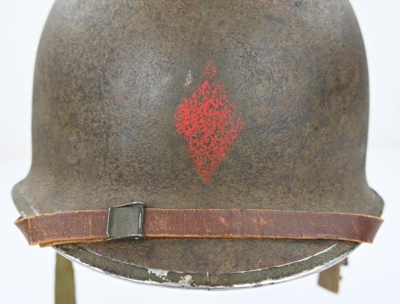 US WW2 5th Infantry Division Combat Helmet — image 3