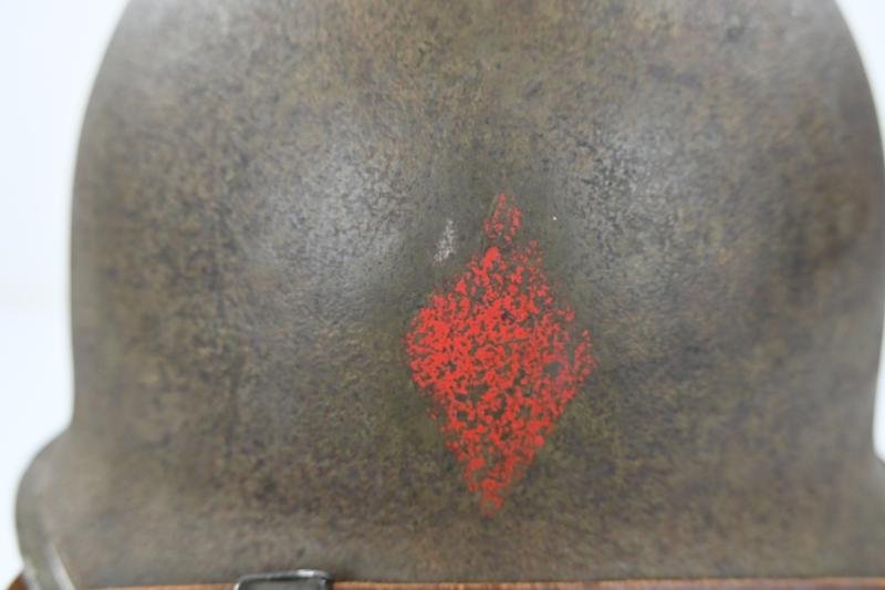 US WW2 5th Infantry Division Combat Helmet — image 4