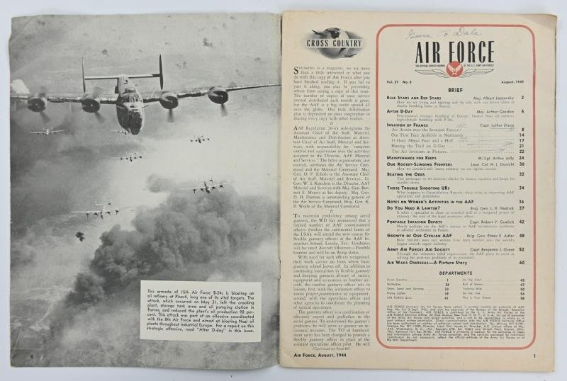 US WW2 Air Force Magazine 'Bob Noody' 101st Airborne Division. — image 3