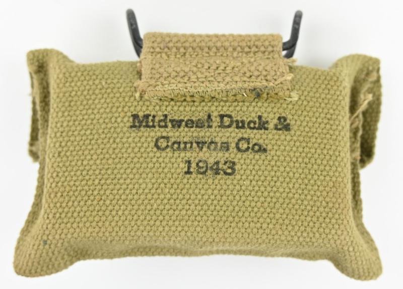 US WW2 M-1924 First Aid Pouch with First Aid Dressing — image 2