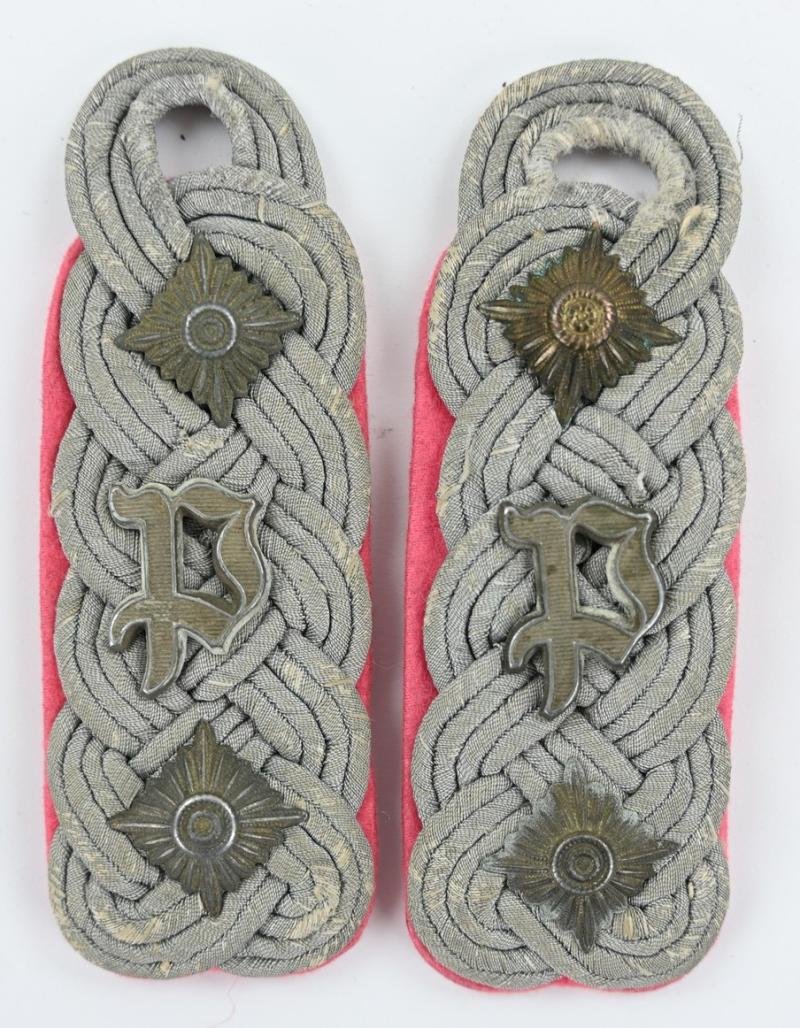 German WH Panzerjager Officer Insignia Set — image 2