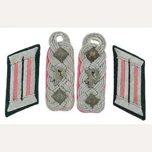 German WH Panzerjager Officer Insignia Set