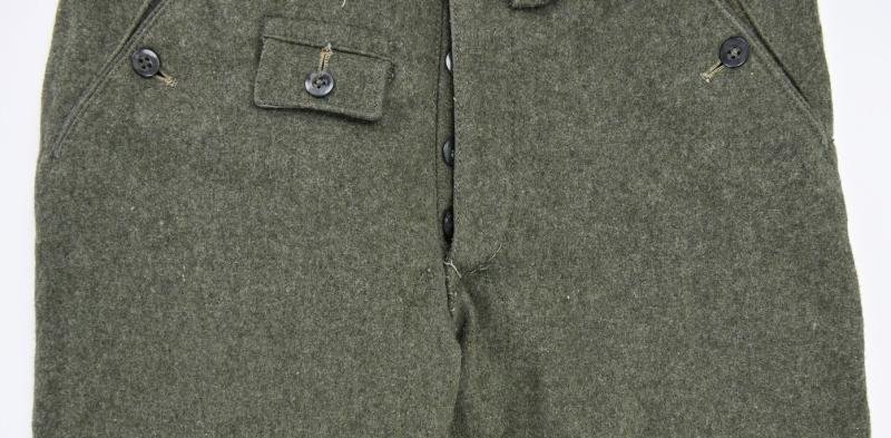 German WH/SS M43 EM Combat Trousers — image 3