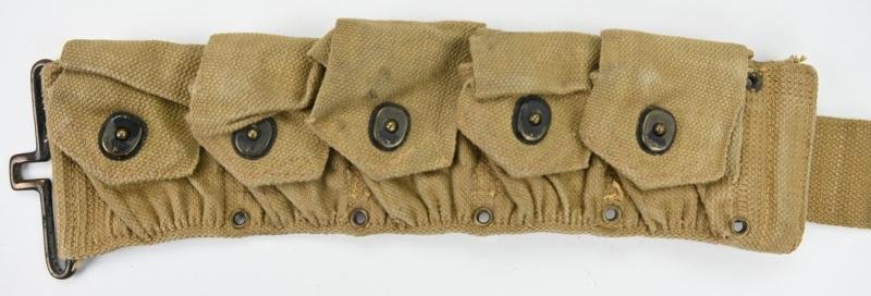 US WW2 M1 Garand Ammo Belt British Made — image 10