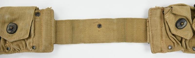 US WW2 M1 Garand Ammo Belt British Made — image 11