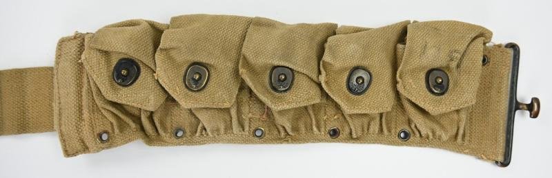 US WW2 M1 Garand Ammo Belt British Made — image 12