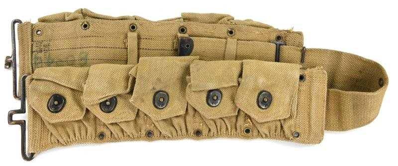 US WW2 M1 Garand Ammo Belt British Made — image 3