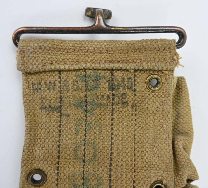 US WW2 M1 Garand Ammo Belt British Made — image 5