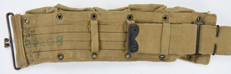 US WW2 M1 Garand Ammo Belt British Made — image 8