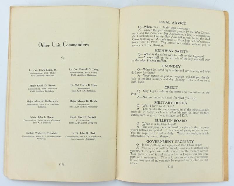 US WW2 13th Airborne Division Booklet — image 5