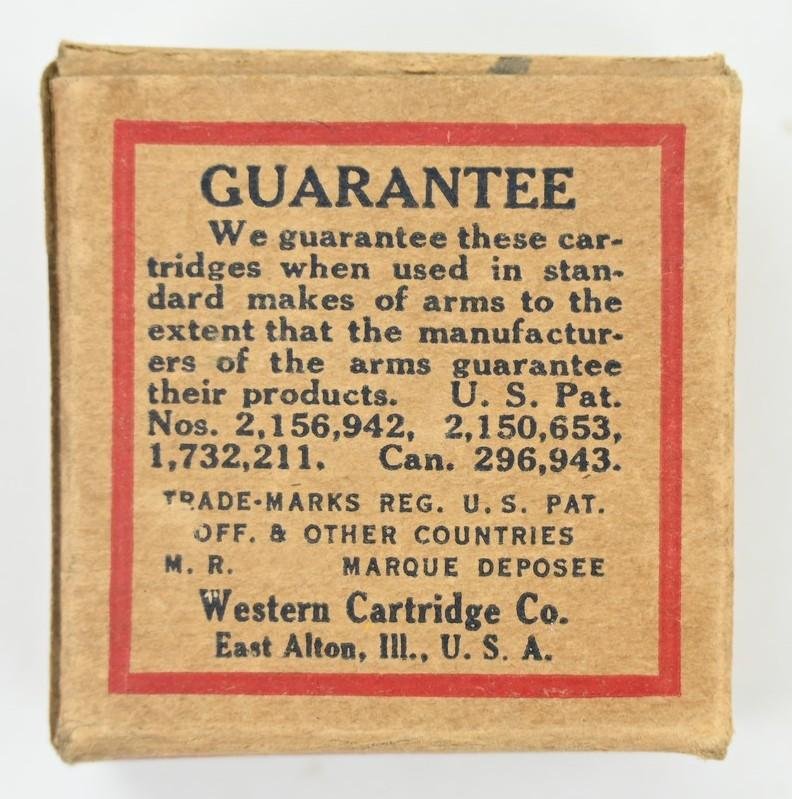 US WW2 Period Vintage Western Bullet Breach caps Box — image 3