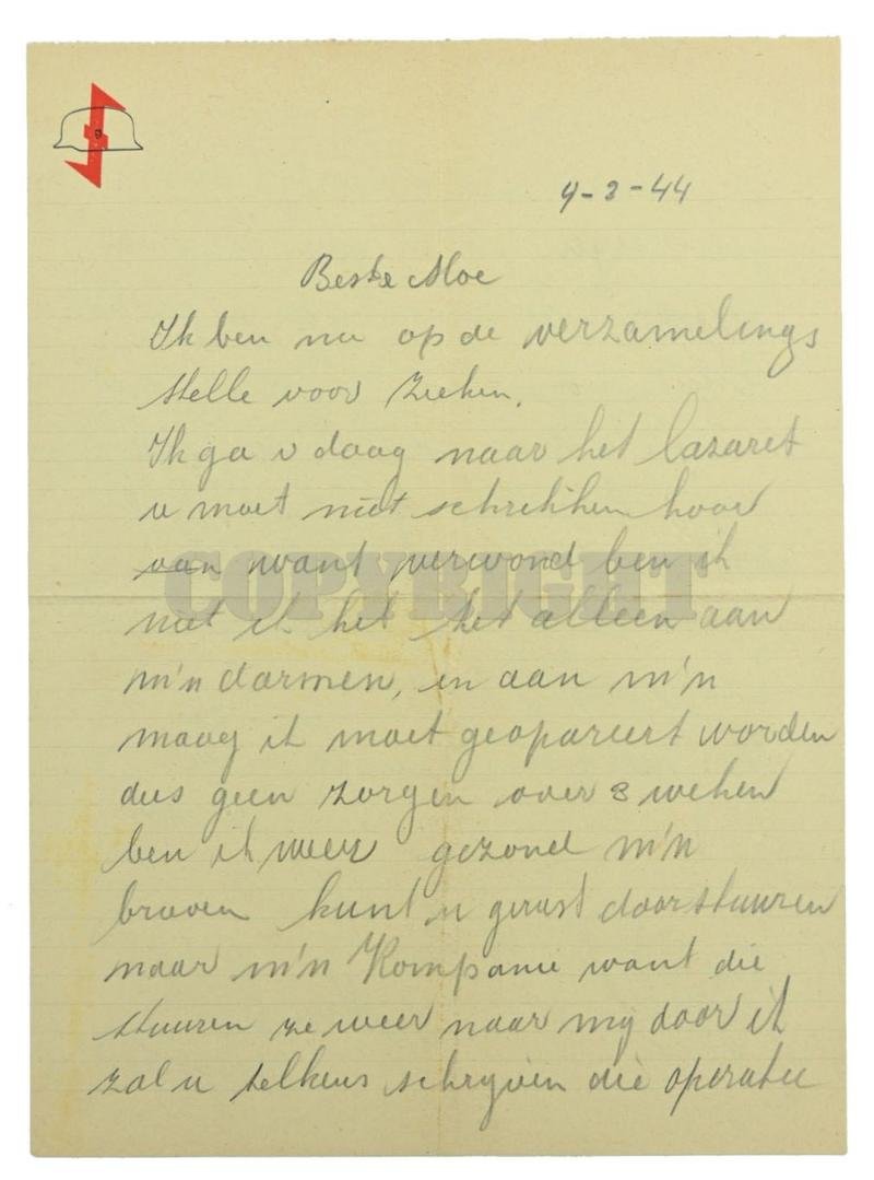 Dutch Waffen-SS KIA Letter 'Laurens Still' with extra — image 11