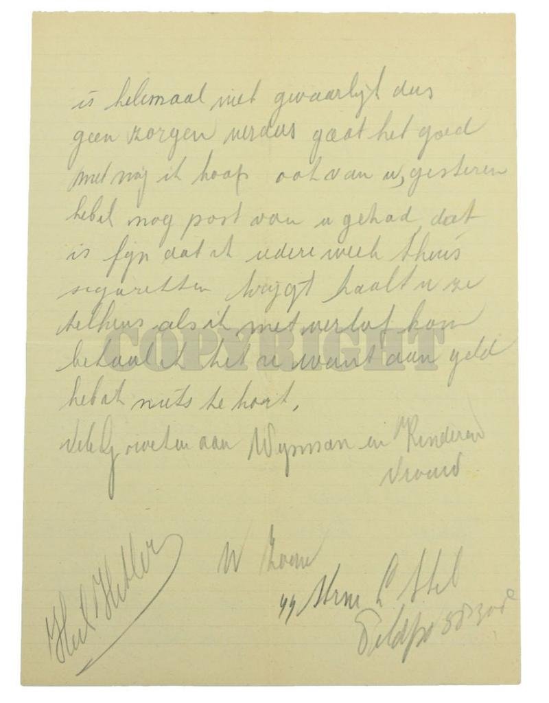 Dutch Waffen-SS KIA Letter 'Laurens Still' with extra — image 12