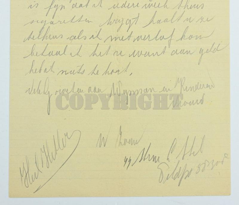 Dutch Waffen-SS KIA Letter 'Laurens Still' with extra — image 13