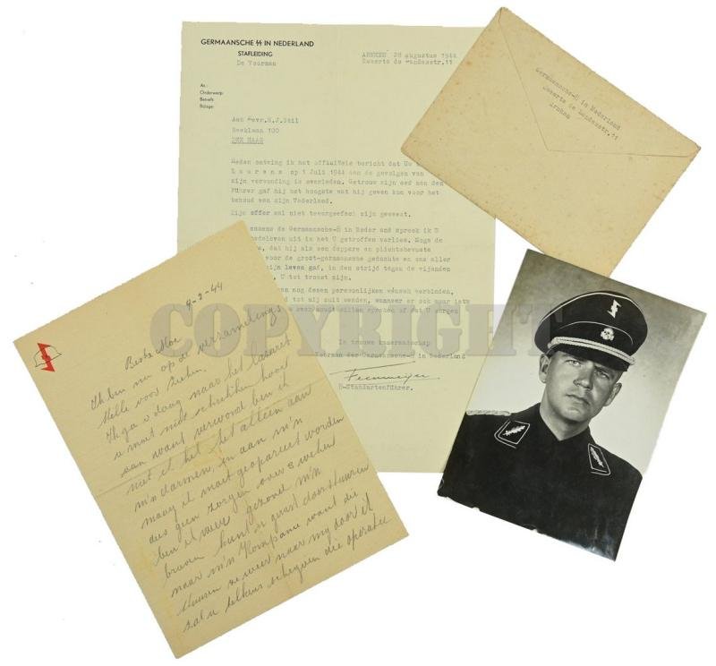 Dutch Waffen-SS KIA Letter 'Laurens Still' with extra — image 18