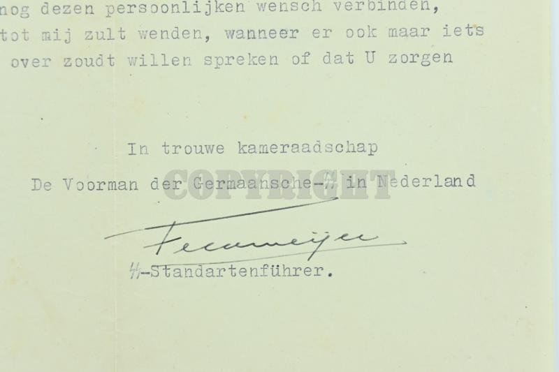 Dutch Waffen-SS KIA Letter 'Laurens Still' with extra — image 6