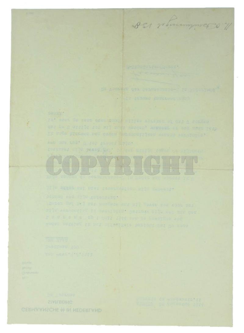 Dutch Waffen-SS KIA Letter 'Laurens Still' with extra — image 8