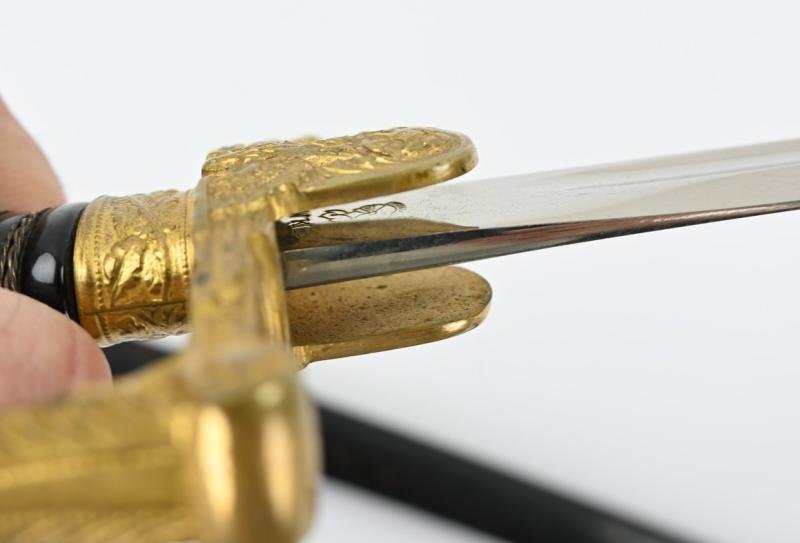 German WH NCO Dove Head Sword 'WKC' — image 8