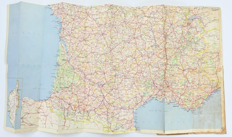 US WW2 Roadmap of France 1944 — image 5