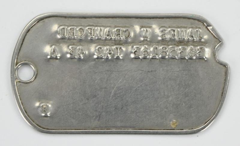 USAAF WW2 Dog-Tag James W. Crawford 2111th AAF BU — image 3