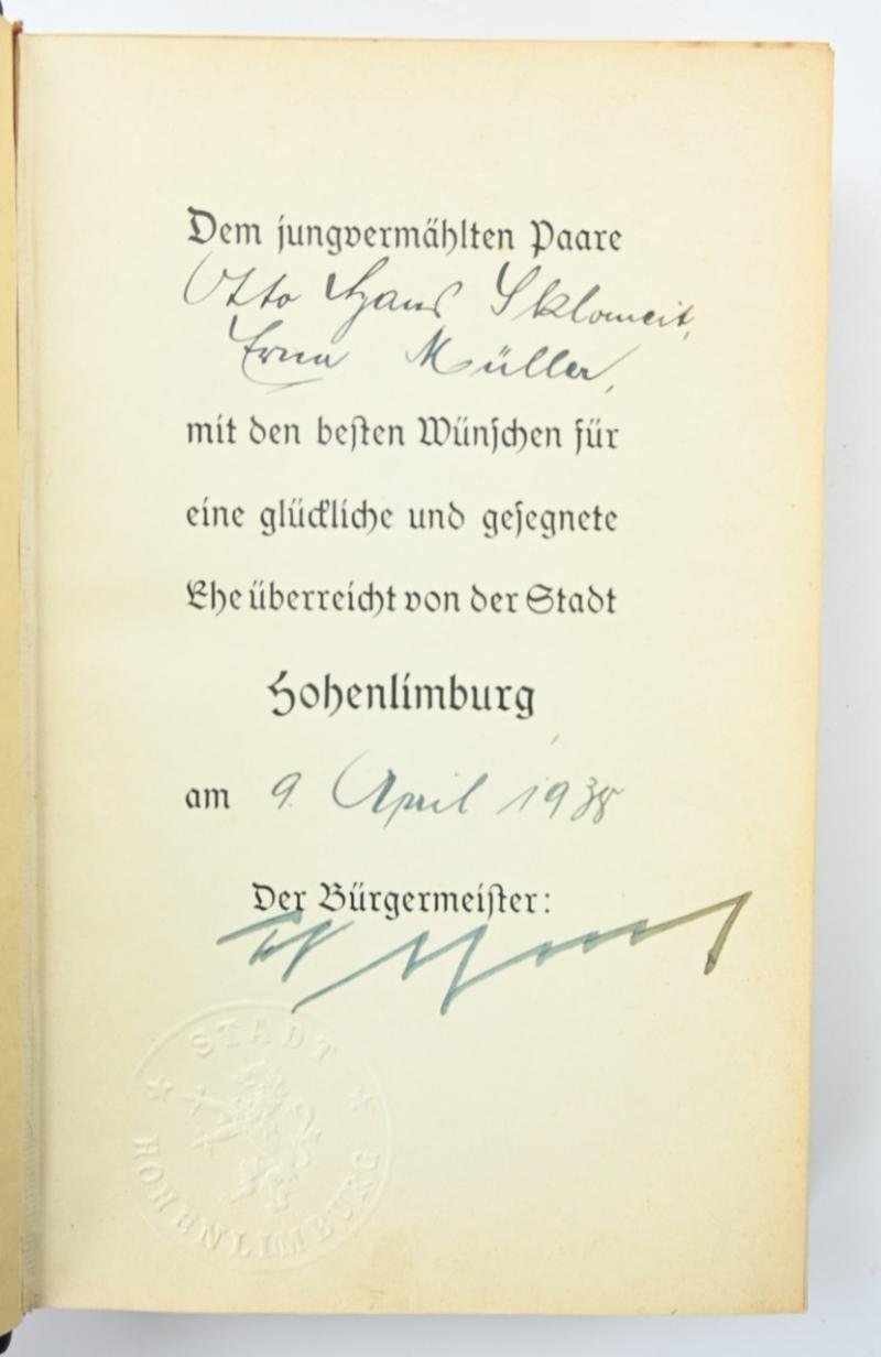 German Adolf Hitler Mein Kampf Book 'Hohenlimburg' — image 4