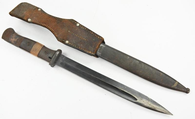 German K98 Bayonet with Frog and Matching Numbers '43ASW' — image 2