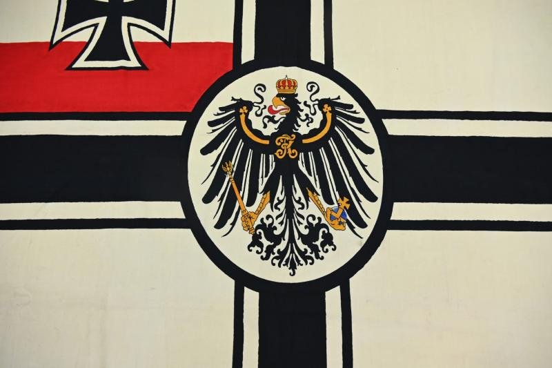 German WW1 Imperial War Flag captured by the US 298th ECB during WW2 — image 3