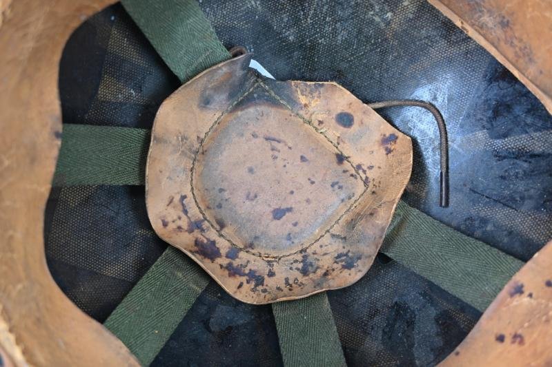 US WW2 Experimental T19E1 Tank Crew Helmet Liner — image 7