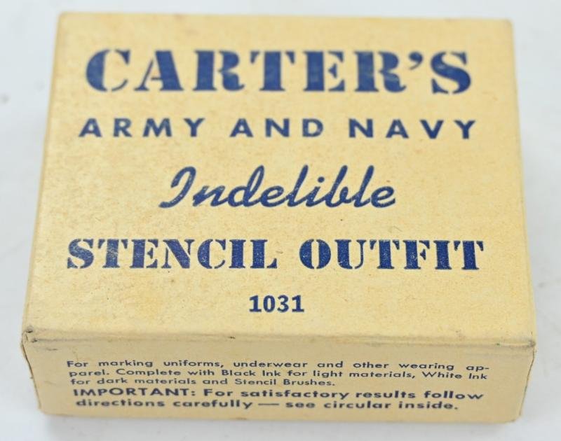 US WW2 Carter's Stencil Outfit Set — image 2