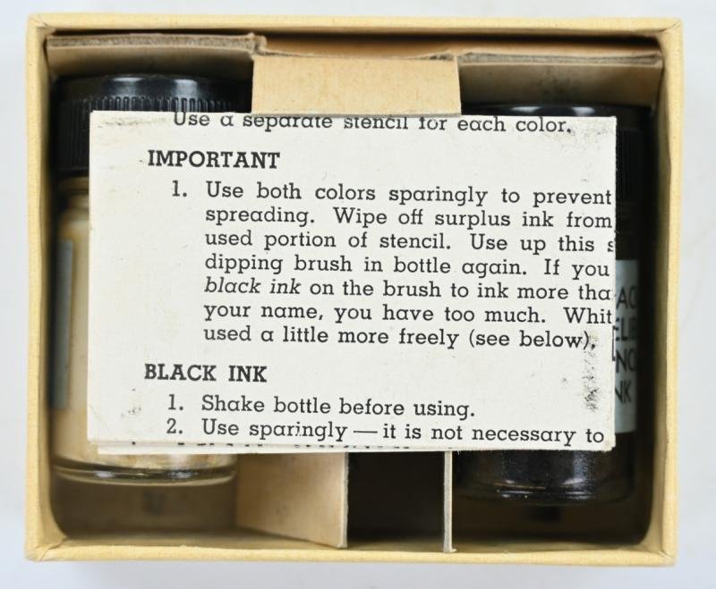 US WW2 Carter's Stencil Outfit Set — image 7