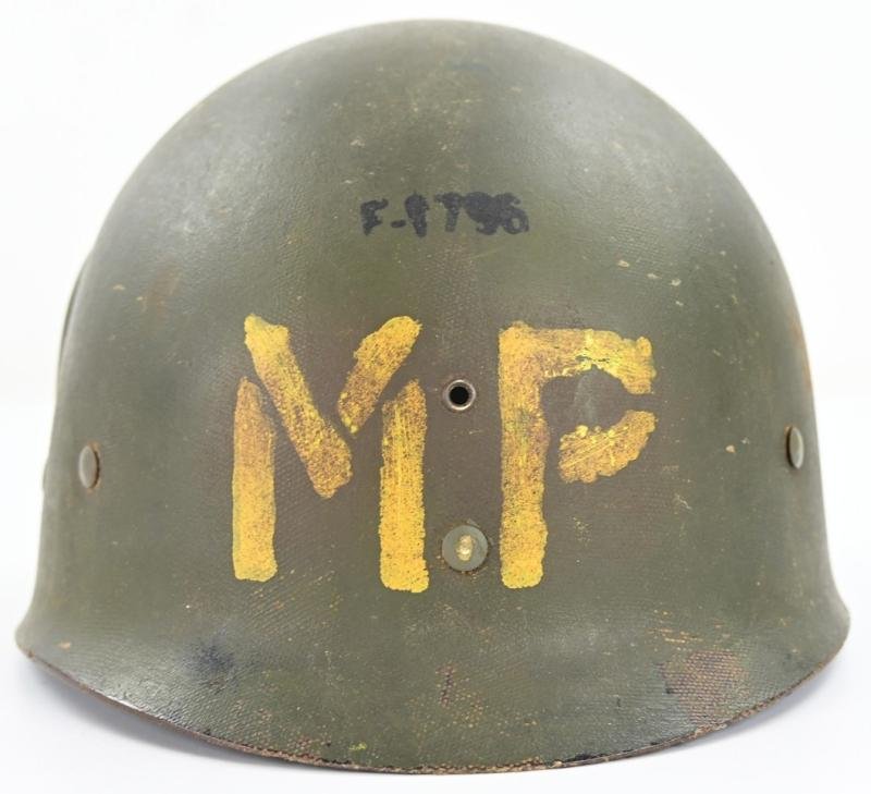 US WW2 Military Police Helmet Set — image 18