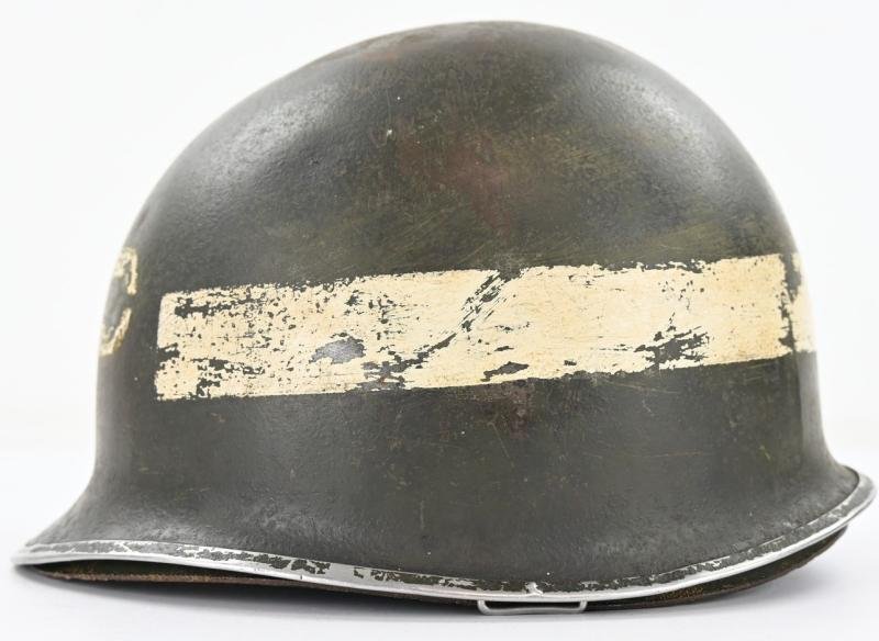 US WW2 Military Police Helmet Set — image 4