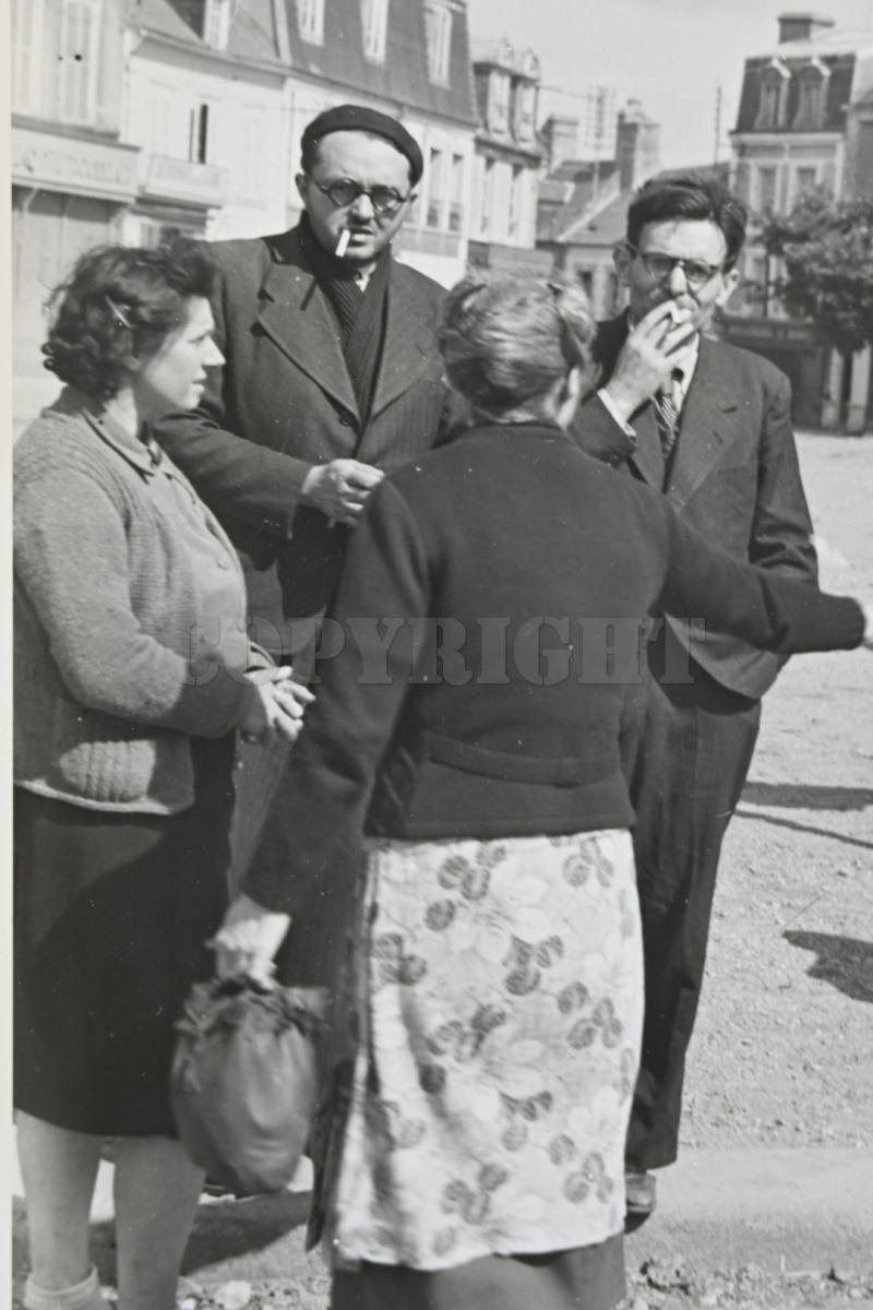 US WW2 101st Airborne Division, 401th GIR Press Picture Carentan — image 6