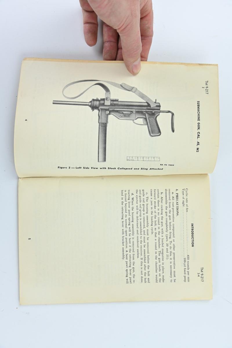 US WW2 Technical Manual Grease Gun TM 9-217 — image 4