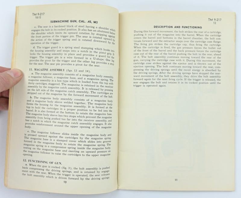 US WW2 Technical Manual Grease Gun TM 9-217 — image 5