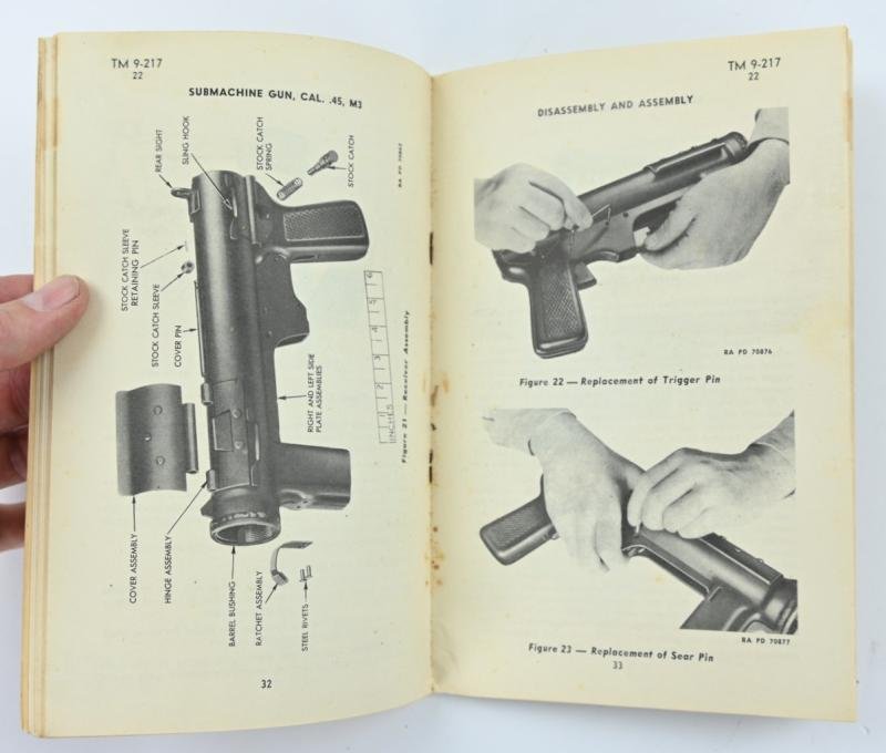 US WW2 Technical Manual Grease Gun TM 9-217 — image 7