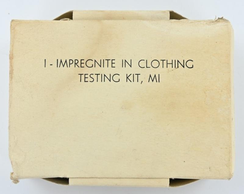US WW2 Impregnite in Clothing Testing Kit Chemical Warfare — image 2