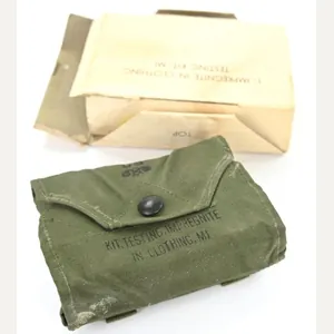 US WW2 Impregnite in Clothing Testing Kit Chemical Warfare