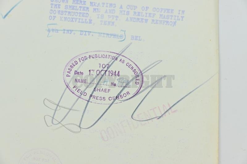 US WW2 Military Police Press Photo — image 6