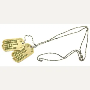 US WW2 Dog-Tag set 'Paul N. Vance' 10th Mountain Division