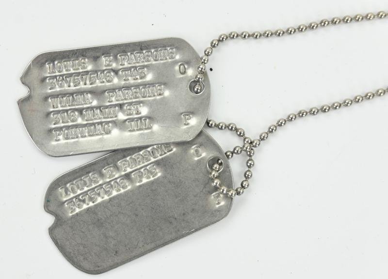 USAAF WW2 Dog-Tag 'Lotis E. Parsons' — image 3